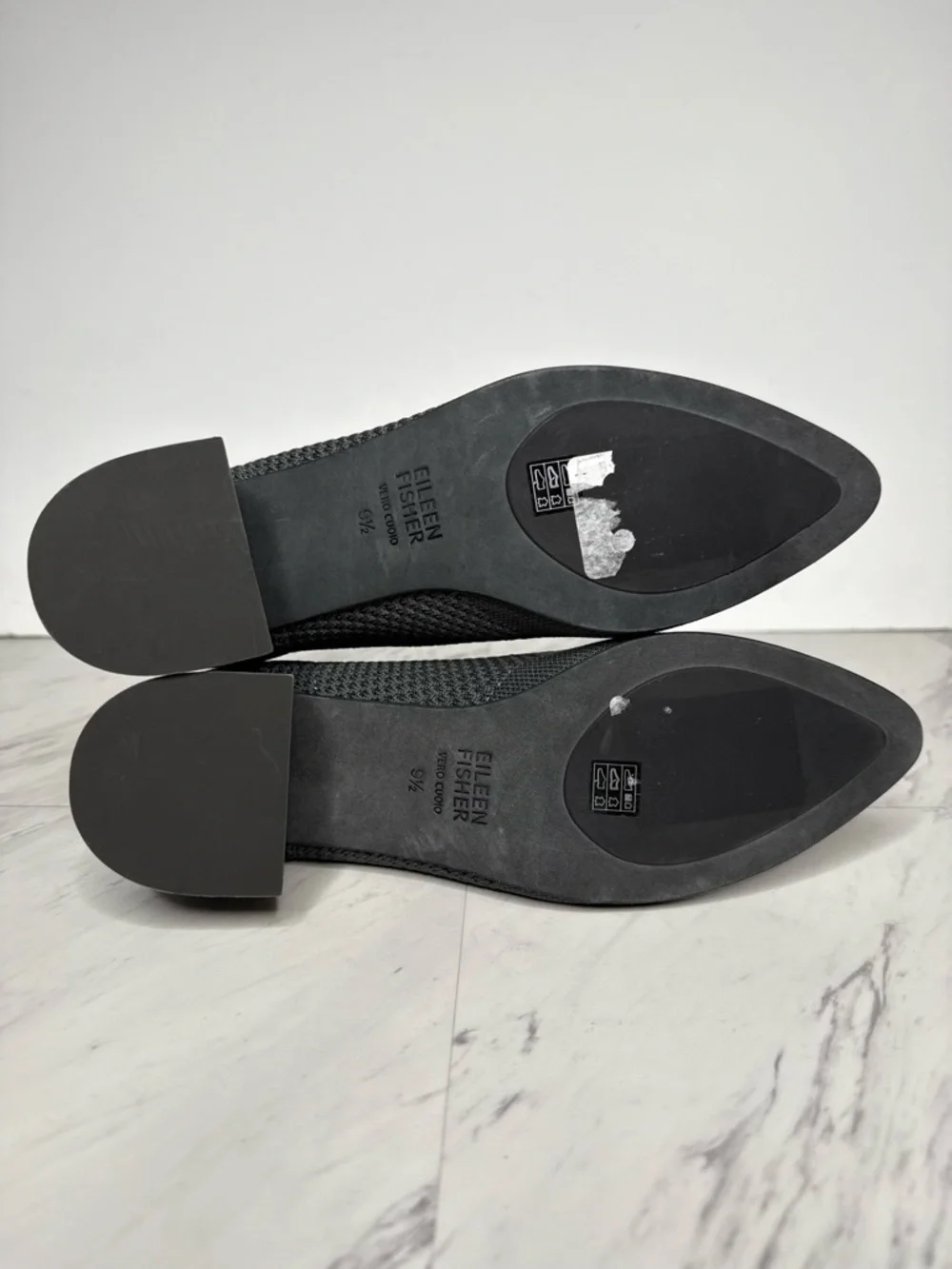 Eileen Fisher Honey Gray Knit Stretch Bootie 9 1/2 - Picture 12 of 13